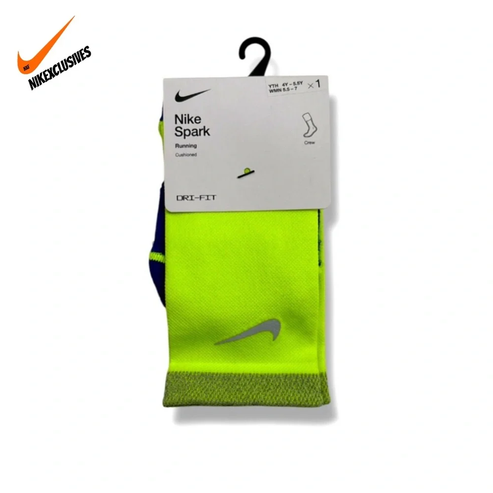 Nike Spark dri-fit Cushioned Crew Running Socks CU7200-703
